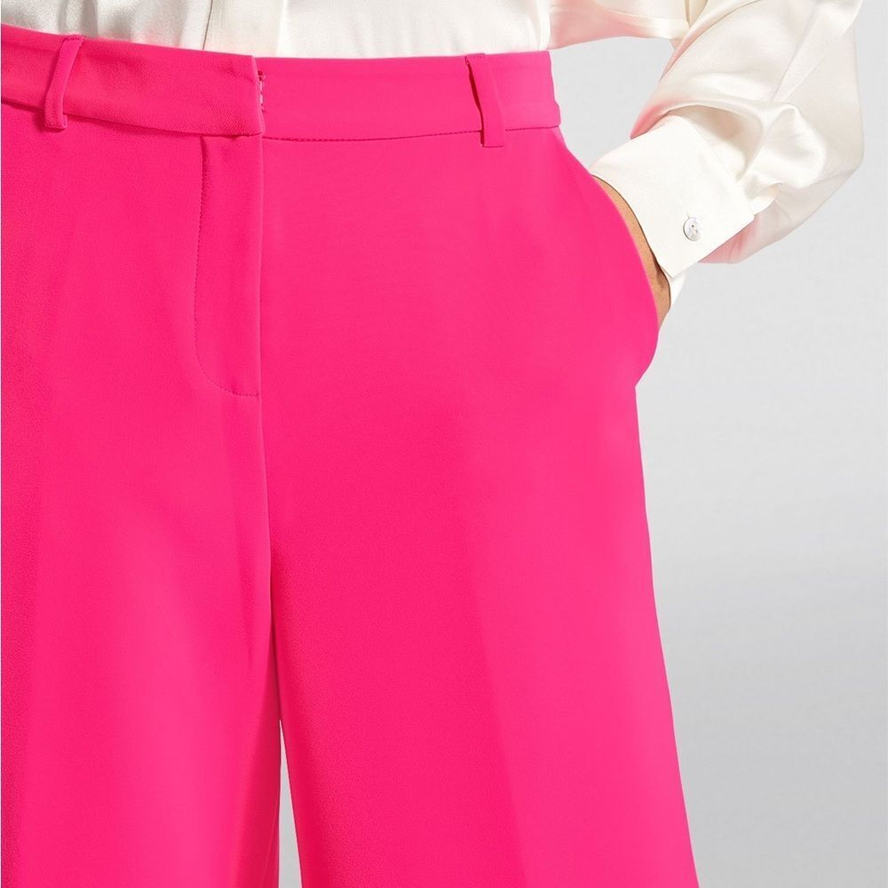 NWT L’AGENCE Pilar Pink Wide Leg Pant Trouser - Picture 4 of 13
